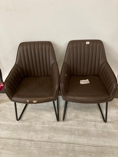 JOHN LEWIS BROOKS II DINING ARMCHAIRS, SET OF TWO RRP £299 (003315080)