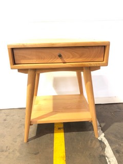 JOHN LEWIS WYCOMBE STORAGE SIDE TABLE CHERRYWOOD RRP £350 (003330811)