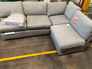 JOHN LEWIS OLIVER CORNER END SOFA DAMAGED / MISSING ARMS RRP £799.00 (003328192)