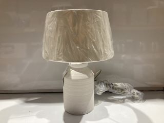 THE WHITE COMPANY CAMBER BOTTLE TABLE LAMP WHITE CLOUD GREY RRP £145