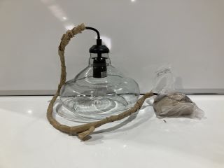 THE WHITE COMPANY DENBRIGH PENDANT CLEAR GLASS RRP £150