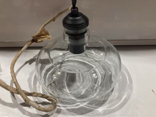 THE WHITE COMPANY DENBRIGH PENDANT CLEAR GLASS RRP £150