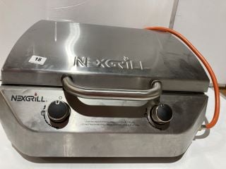 NEXGRILL 2 BURNER STAINLESS STEEL TABLE TOP GAS BBQ RRP £269