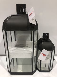 QTY OF THE WHITE COMPANY TO INCLUDE CHESTERTON LANTERN LARGE DARK GREY TOTAL RRP £120