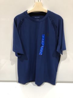 QTY OF ASSORTED CLOTHING ITEMS TO INCLUDE CHAMPION ELITE JEWEL SAPPHIRE T-SHIRT