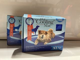 2 X COCO JOJO PET COOLING MAT XL BLUE RRP £50