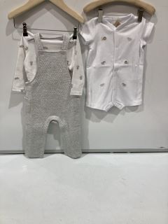 A QTY OF ASSORTED WHITE COMPANY CLOTHING TO INCLUDE RUFFLE BLOUSE & TROUSER SET 3-4 YEARS MULTI TOTAL RRP £280