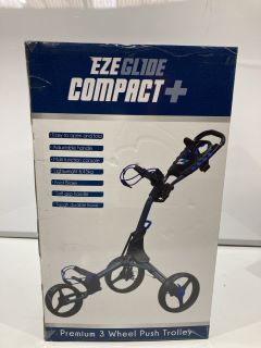 EZE GLIDE COMPACT+ PREMIUM 3 WHEEL PUSH TROLLEY RRP £158