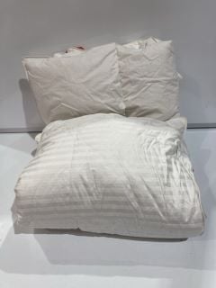 A QTY OF THE WHITE COMPANY ITEMS TO INCLUDE GOOSE DOWN DUVET WHITE SINGLE TOTAL RRP £129