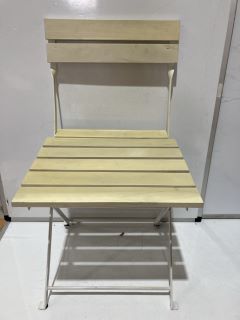 THE WHITE COMPANY BISTRO CHAIR WHITE RRP £75