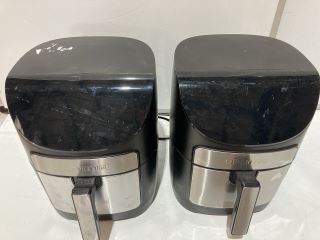 2 X GOURMIA DIGITAL AIR-FRYERS TOTAL RRP £100