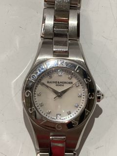 BAUME & MERCIER LINEA 27 Q AC/MB CAD NACRE S WATCH (M0A10011) RRP £2300