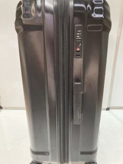 SAMSONITE BLACK 4 WHEEL SUITCASE TO INCLUDE SMALL HAND LUGGAGE CASE