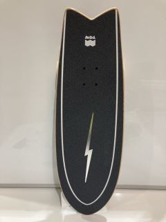 YOW X PYZEL GHOST 33.5" SKATEBOARD IN BLACK & WHITE RRP £305