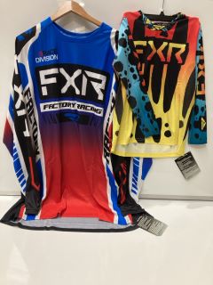 BOX OF ASSORTED ITEMS TO INCLUDE CLUTCH PRO MX JERSEY SIZE L RRP £159