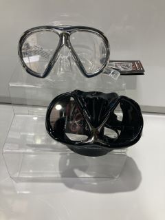 QTY OF 2 PACKS ATOMIC AQUATICS MASK  SIZE L RRP £286