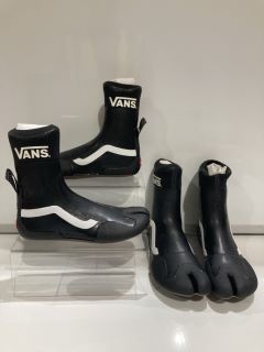 QTY OF ITEMS TO INCLUDE VANS SURF BOOT HIT ST 3 BLACK /BLACK SIZE  5.RRP £70