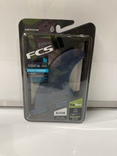 QTY OF FC PC MEDIUM BLACK TRI RETAIL FINS RRP £198.00