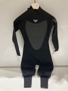 ROXY 4/3 PROLOGUE BACK ZIP GLUED & BLIND - STITCHED WOMEN'S WETSUIT - BLACK - UK 8 REG RRP £250