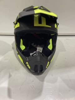 TORQUE TEAM HELMET BLACK /HI-VIS  SIZE  S  RRP£109