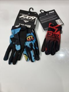 BOX OF ASSORTED ITEMS INCLUDING THE PRO-FIT LITE MX GLOVE SIZE XL RRP £120