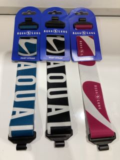 QTY OF ITEMS TO INCLUDE AQUALUNG FAST MASK STRAP RRP £168