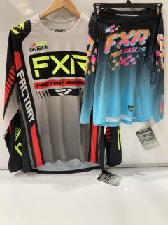 BOX OF ASSORTED ITEMS INCLUDING CLUTCH PRO MX JERSEY SIZE XL