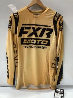 BOX OF ASSORTED OF ITEMS INCLUDING  REVO LEGEND SERIES MX JERSEY SIZE L