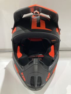 TORGUE TEAM HELMET ,BLACK/ORANGE SIZE XS RRP £99.00