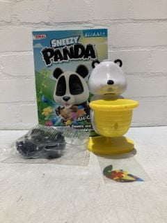 QTY OF TOYS INCLUDING SNEEZY PANDA 4+