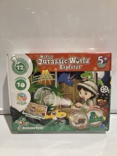 QTY OF TOYS INCLUDING MY FIRST JURASSIC WORLD EXPLORER AGES 5+