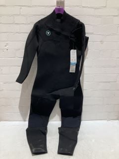 VISSLA 7 SEAS ZIP WETSUIT MENS SIZE XLARGE BLACK TOTAL RPR £349.95