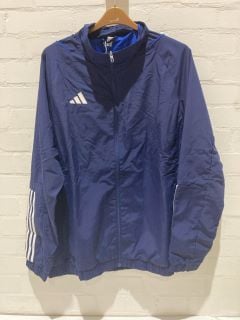 ADIDAS MENS JACKET SIZE 2XL COLOUR BLUE TOTAL RPR £105