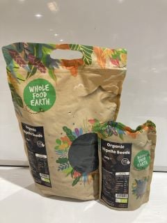 QTY OF ITEMS INCLUDING WHOLE FOOD EARTH ORGANIC NIGELLA SEEDS