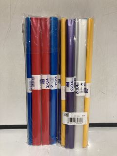 QTY OF ASSORTED OXFORD 2 X 0.4M ROLLS