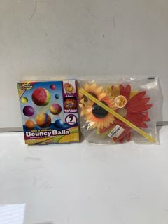 QTY OF ASSORTED ITEMS TO INCLUDE SPLASH ATOM, LIGHT UP BUBBLE SPINNER