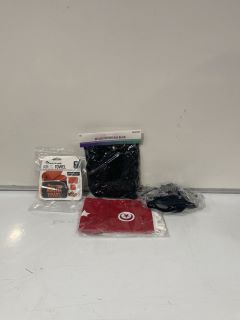 QTY OF ASSORTED ITEMS TO INCLUDE AIRLITE TOWEL, KIDS SHAZAM COSTUME