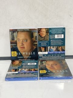 QTY OF ASSORTED THE WHALE DVDS STARRING BRENDAN FRASER