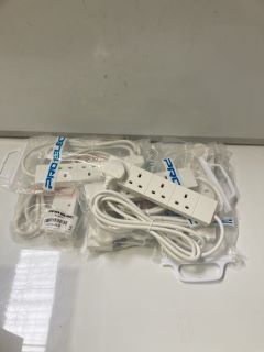 QTY OF ASSORTED ITEMS TO INCLUDE 4-PLUG EXTENSION LEAD