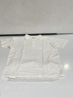 QTY OF KIDS SCHOOL WHITE POLO SHIRTS