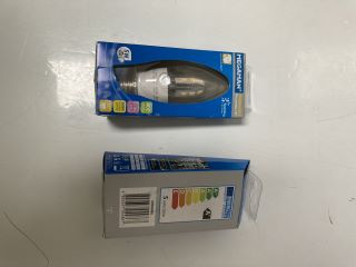 QTY OF MEGAMAN DIMMABLE LED LIGHT BULB