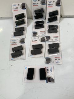 QTY OF BLACK SHUNWEI SEAT BELT CLIPS