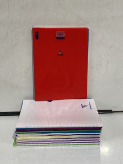 QTY OF CLAIREFONTAINE GRID NOTEBOOK VARIOUS COLOURS