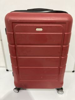 SHOWKOO SUITCASE MEDIUM 24 INCH EXPANDABLE HARD SHELL - RED