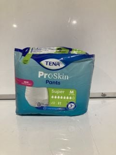 BOX OF ASSORTED ITEMS TO INCLUDE TENA PROSKIN PANTS