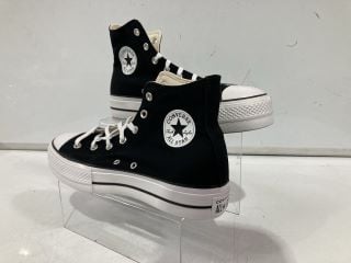 CONVERSE WOMENS HIGH TOP CANVAS TRAINER BLACK SIZE 10 RRP £60