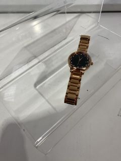 KATE SPADE NEW YORK WATCH IN ROSE GOLD 34MM BLACK FACE