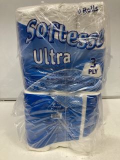 QTY OF SOFTEST ULTRA TOILET ROLL