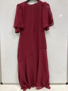 QTY OF ITEMS TO INCLUDE TRENDYOL DRESS - BURGUNDY - SIZE 16