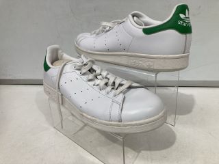 ADIDAS STAN SMITH TRAINERS WHITE AND GREEN SIZE 10 MENS UK RRP £85